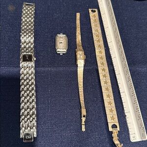 ESQ Silver Watch, gold watch, Bracelet
